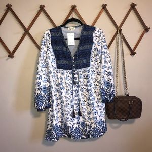 NWT Long Sleeve Light Weight Dress